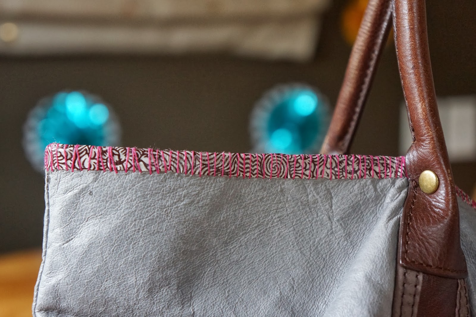 Lena Sekine DIY tote bag makeover