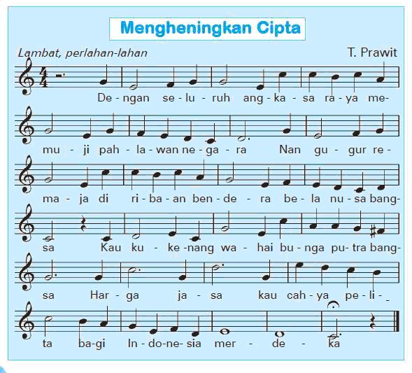 Lirik Lagu Mengheningkan Cipta