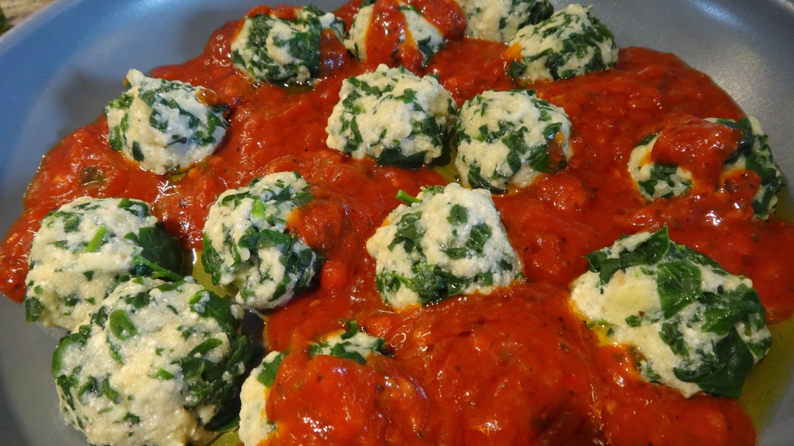 Spinach and Ricotta Gnudi