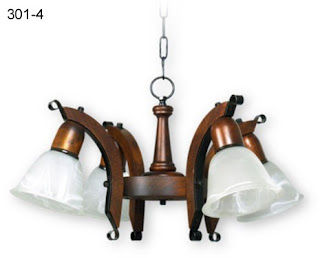 VO Iluminación: Arañas en Madera