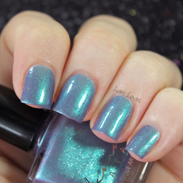 Femme Fatale Cosmetics August Presale - Up Above the World You Fly Nail Polish Swatches & Review