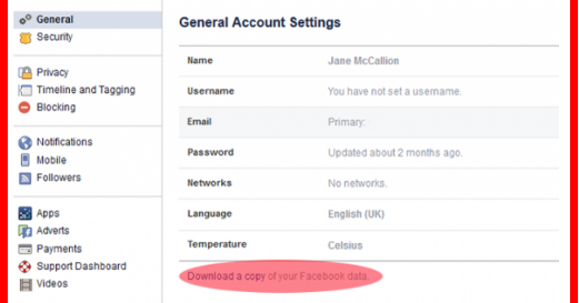 how to search facebook accounts