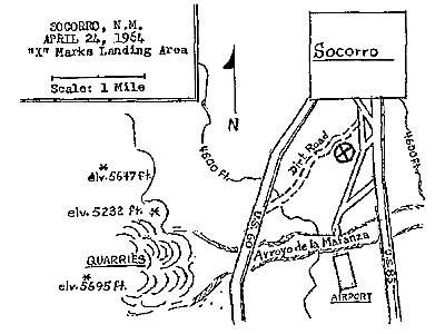Socorro Landing Site Map