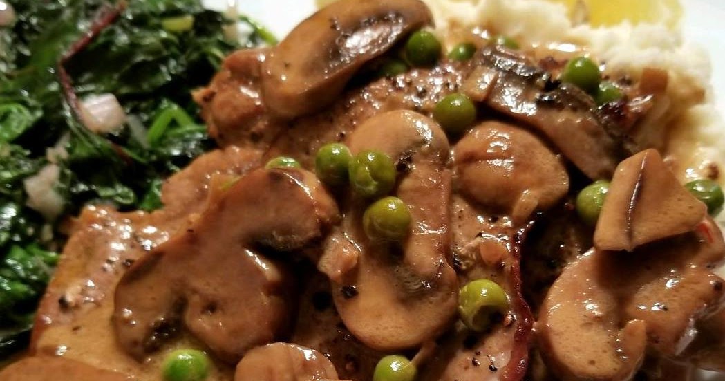 Fleur de Lolly Veal Scaloppine with Saffron Cream Sauce