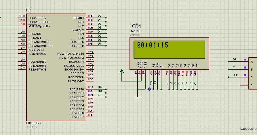 Saeed's Blog: PIC Based Digital Clock Display Project