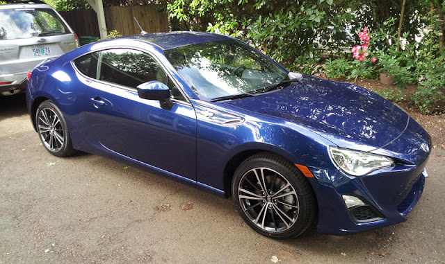 Scion,FR-S,review,in the driveway,sports car
