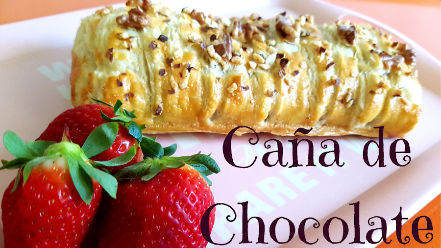 HOJALDRE RELLENO DE CHOCOLATE-RECETA HOJALDRE RELLENO DE CHOCOLATE