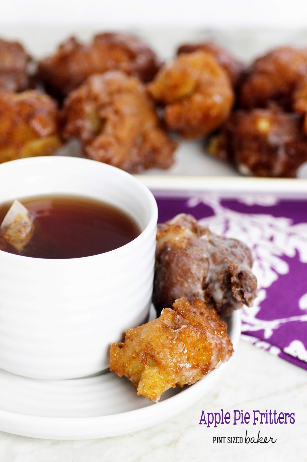 #BakeThisHolidaySpecial - Make some homemade Apple Pie Fritters. There's more than enough to feed your hungry crowd!