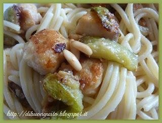 pasta zucchine e pesce spada