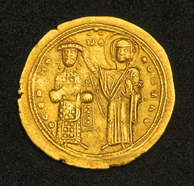 Gold Histamenon Coin, Romanus III Argyrus.|World Banknotes & Coins