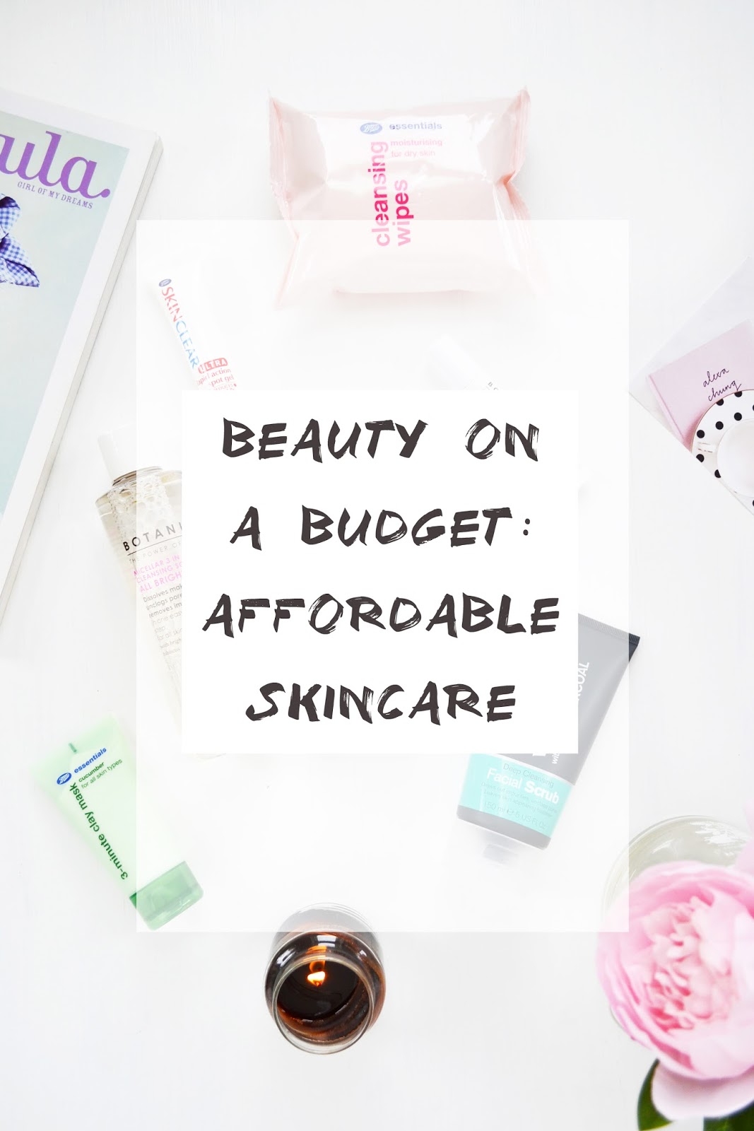 Boots beauty box, beauty on a budget, affordable skincare affordable skincare if you're on a budget