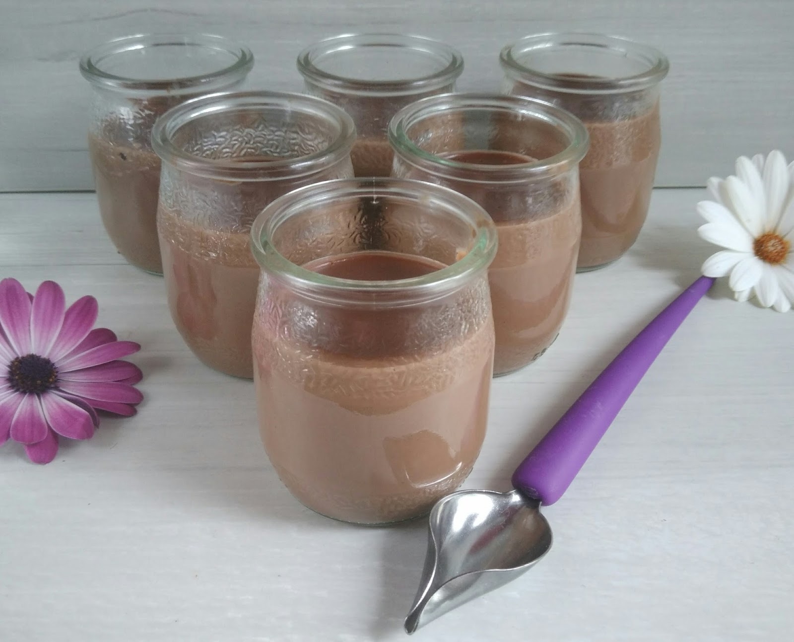 Petits pots de crème ''Nutella maison healthy