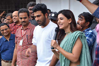 samantha-stills-jaanu-movie-team-visit-vizag-raghu-engineering-college samantha-stills-jaanu-movie-team-visit-vizag-raghu-engineering-college