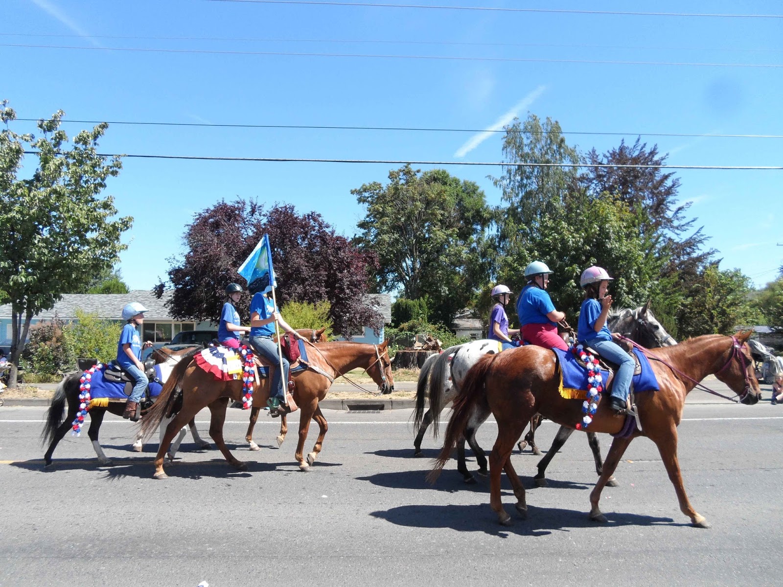 Liz and Brad's Big Adventures Molalla Freedom 5K... and a parade!