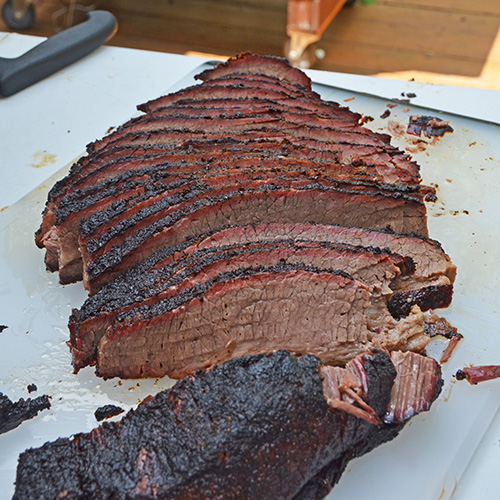 Competition Style Brisket on a Kamado Grill