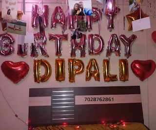 Romantic Room Decoration For Surprise Birthday Party In Pune