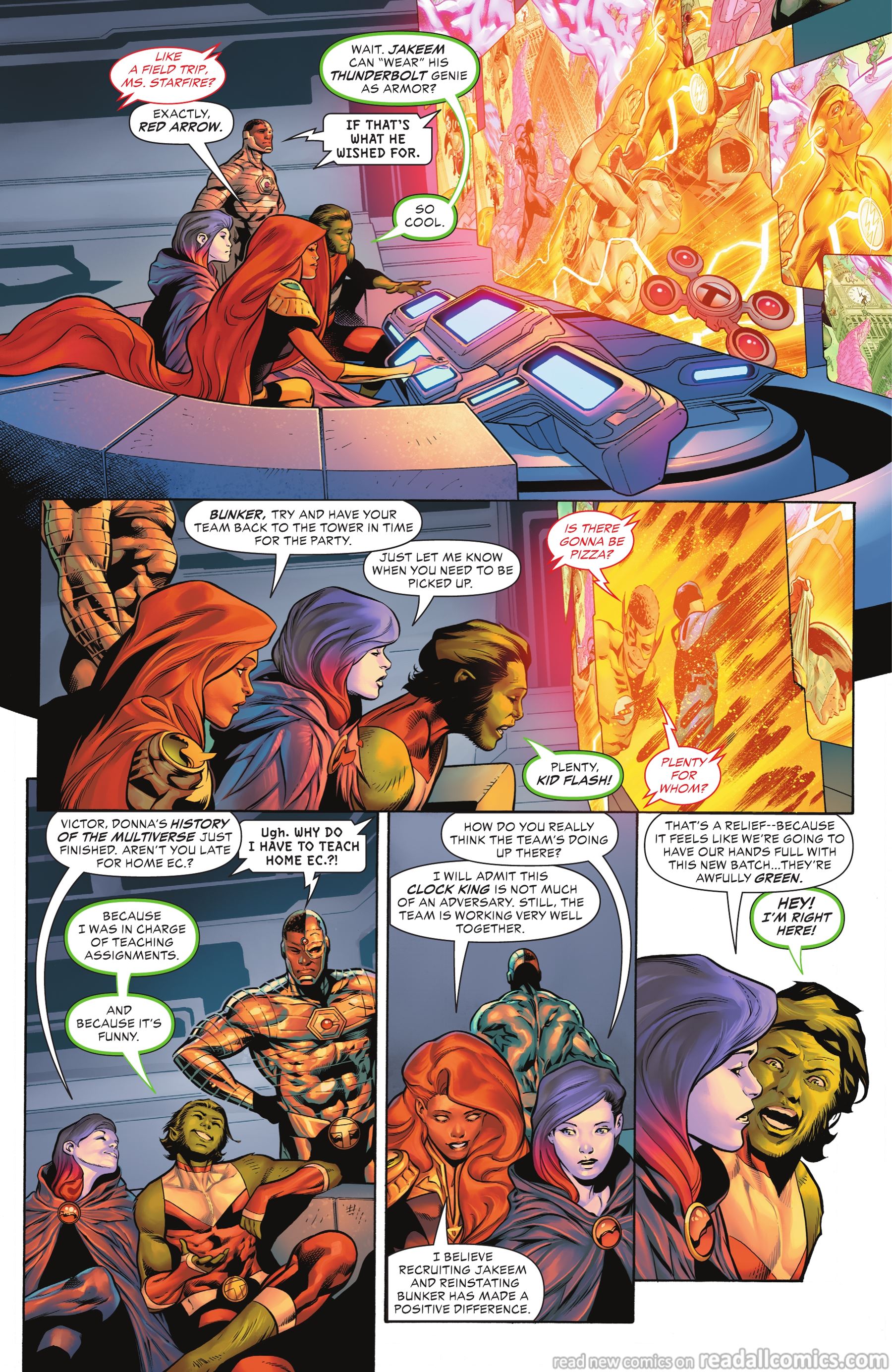 Teen Titans Academy #1 chapter 1 page 12