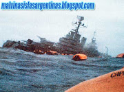 Islas Malvinas Argentinas: Crucero A.R.A General Belgrano crucerogeneralbelgranohundiendose 