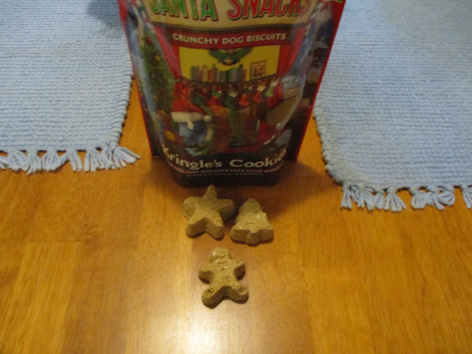 blue santa snacks