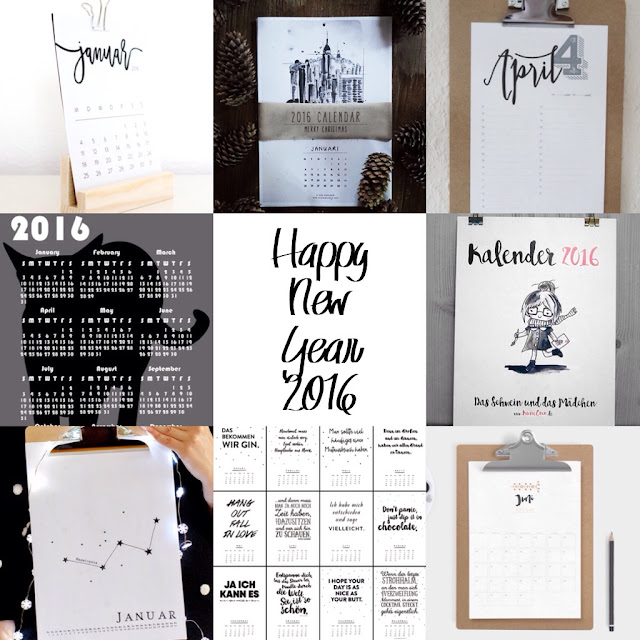 Die schönsten Kalender zum selber ausdrucken