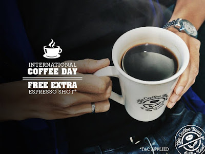 The Coffee Bean & Tea Leaf Malaysia Free Extra Shot of Expresso Promo