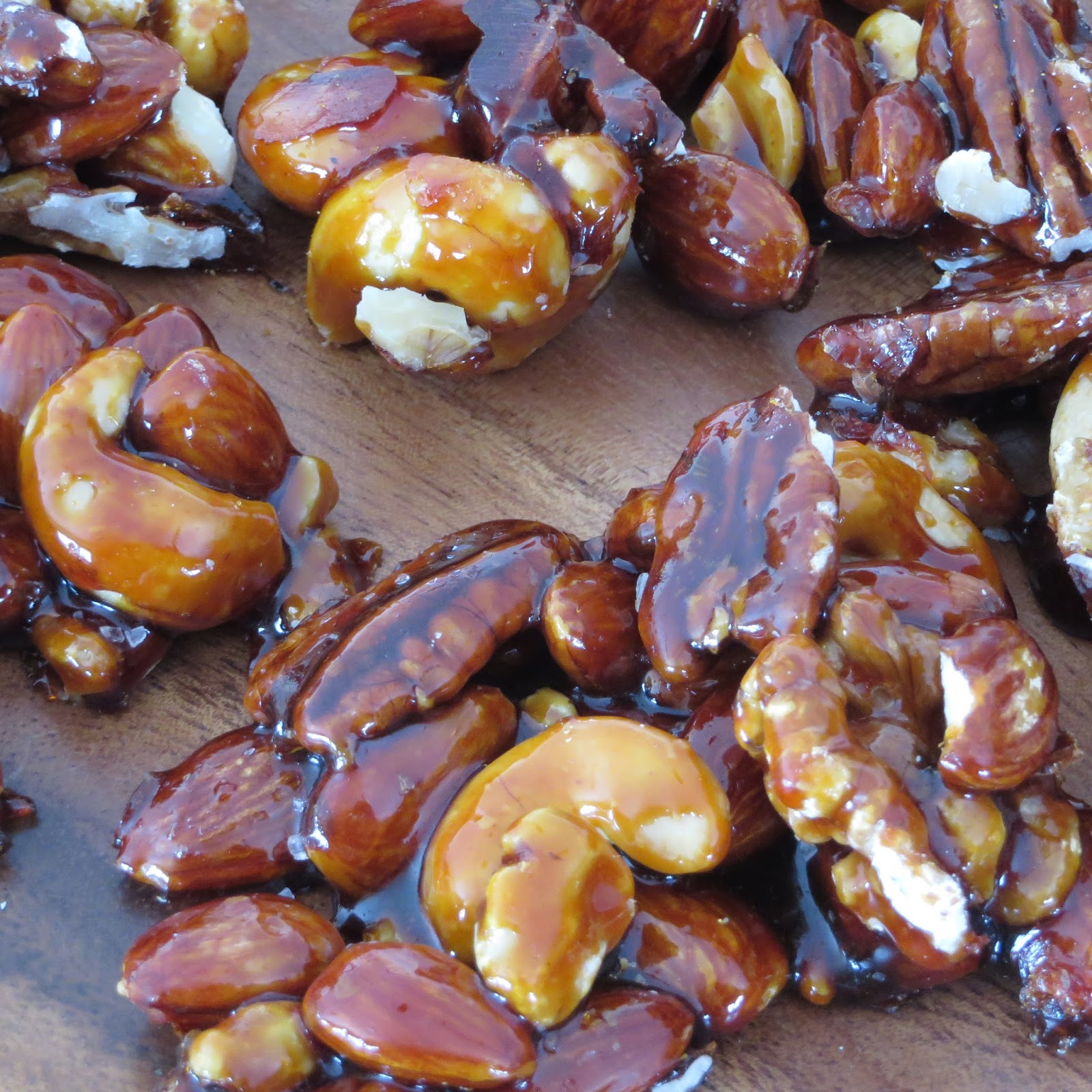 Tracy's Living Cookbook Salted Caramel Nuts from Ina Garten