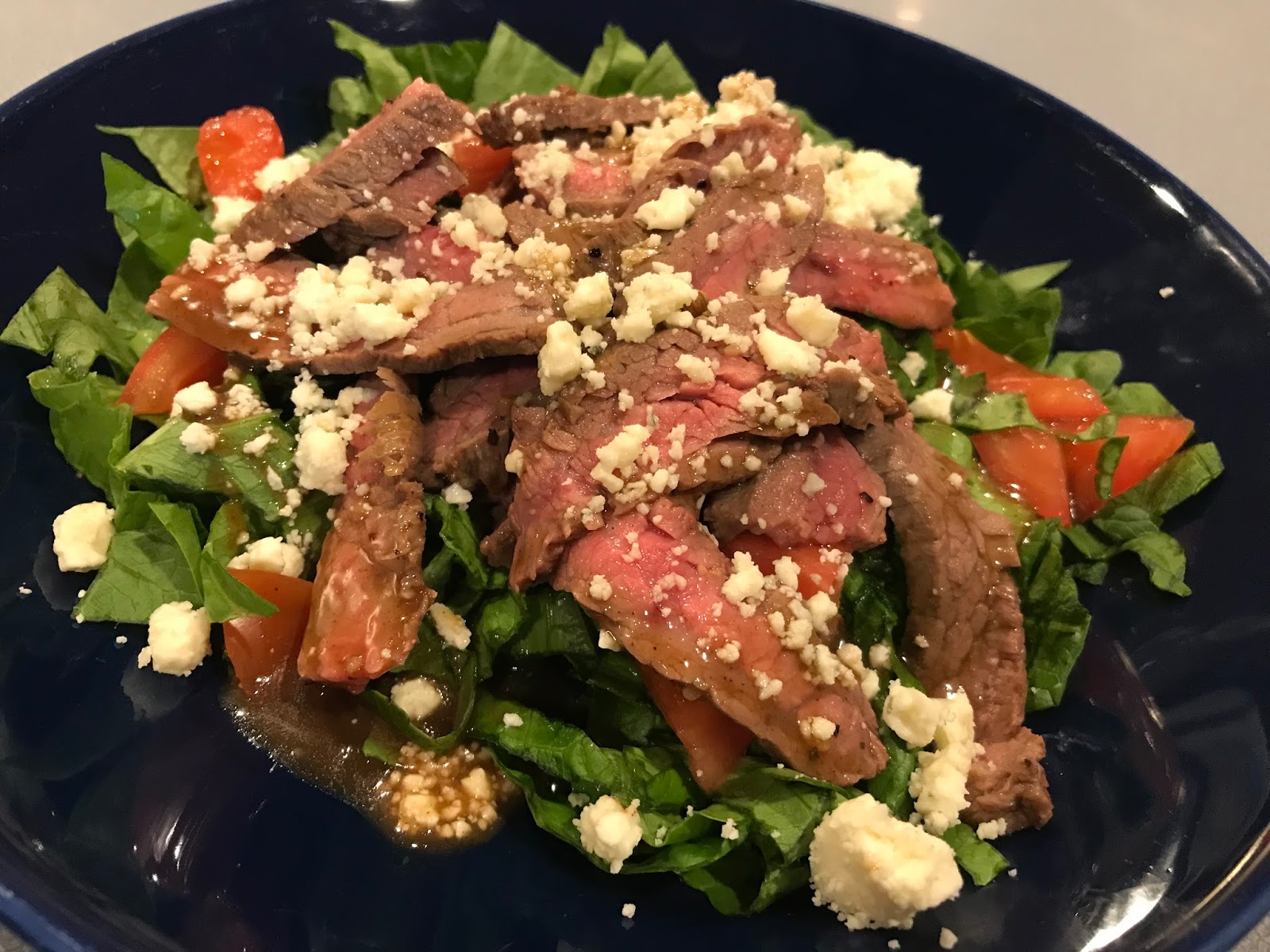 Steak Salad with Blue Cheese