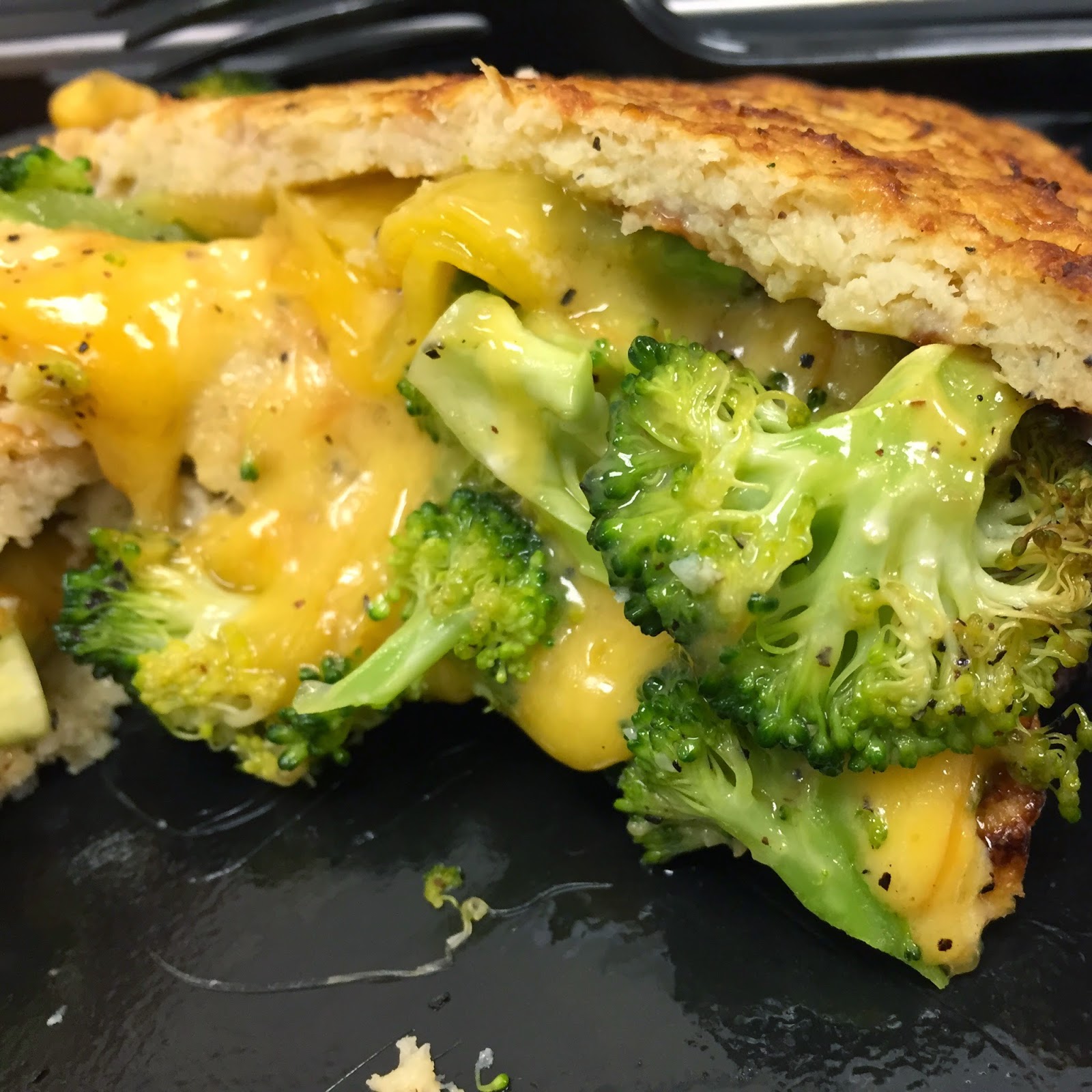 Eating Paleo/Low Carb (Ketogenic) Cauliflower Grilled Cheese Sandwich