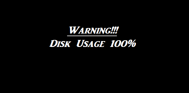 Solusi Disk Usage 100% Windows