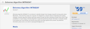 Extremes Algorithm INTRADAY