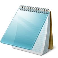 شرح برنامج المفكرة Notepad