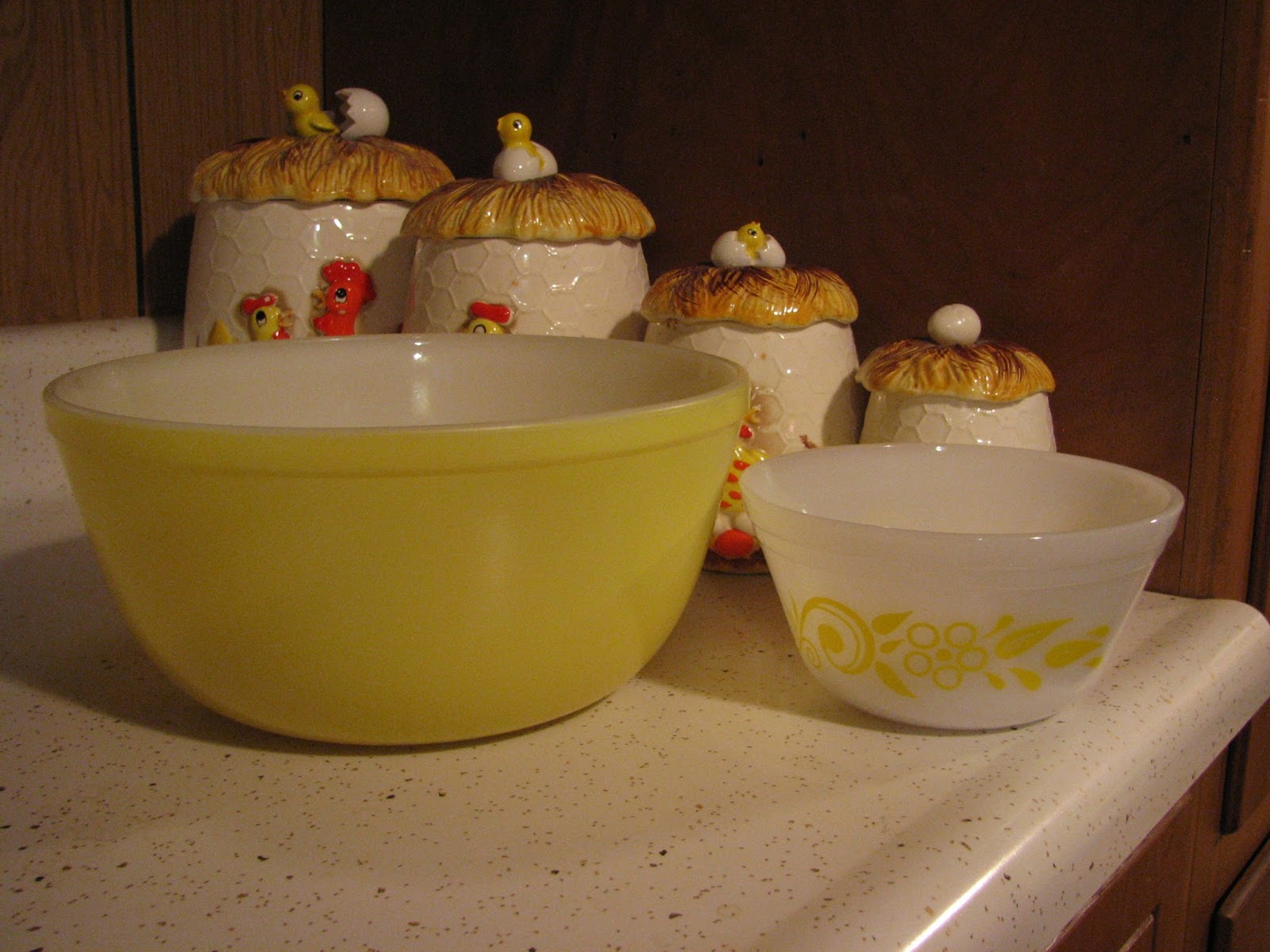 They Call This America Glasbake primary bowl set