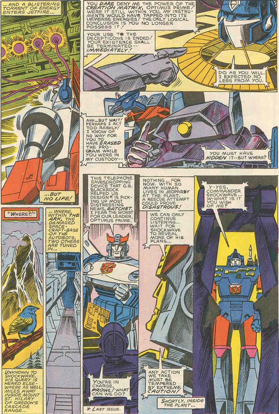 Read online The Transformers (1984) comic -  Issue #11 - 6