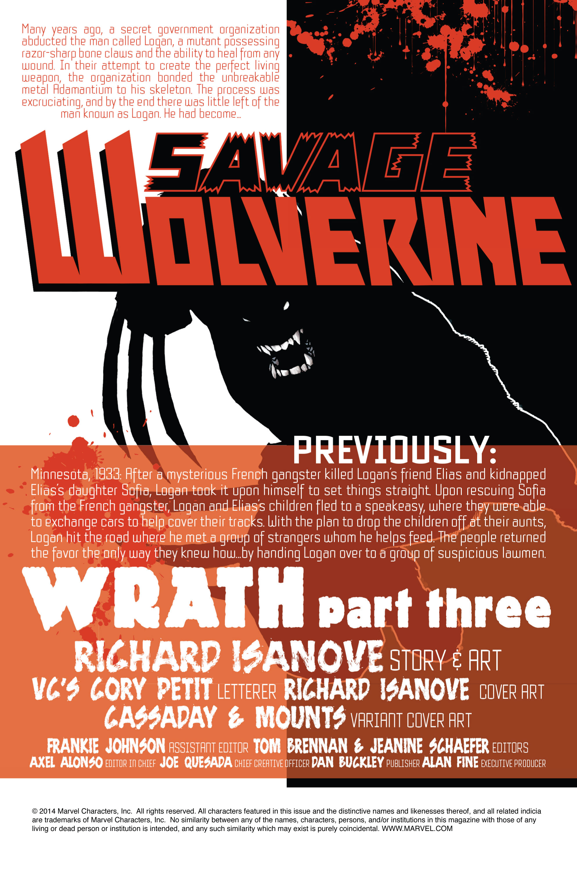 Read online Savage Wolverine comic -  Issue #16 - 2