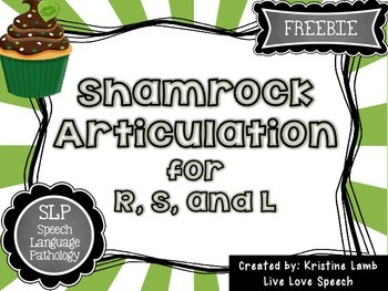 Shamrock Articulation for R, S, and L {FREEBIE}