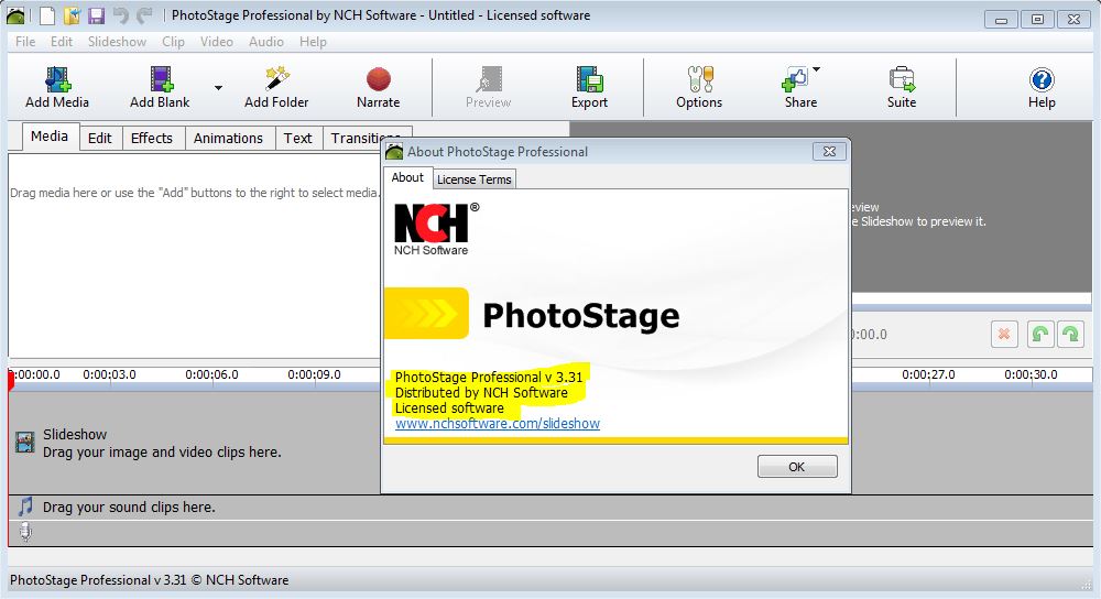 NCH PhotoStage Professional v3.51 Full