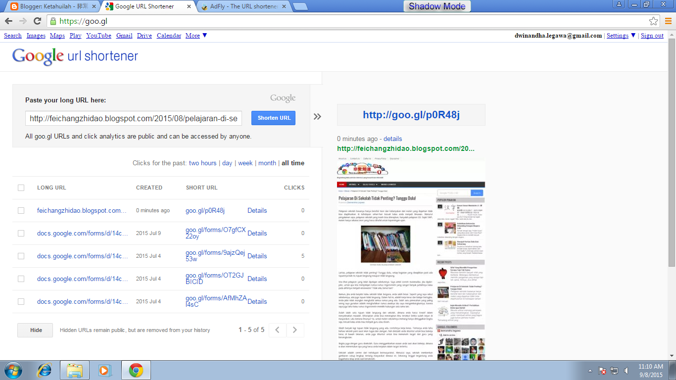 Kenapa Harus Shorten URL? Feichangzhidao Belajar Digital Marketing