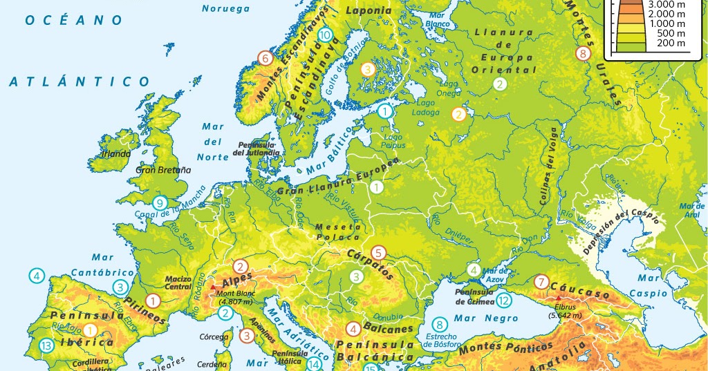 LA CLASE DEL PROFE SERGIO: EL CONTINENTE EUROPEO