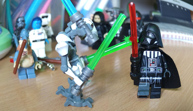 Darth Vader VS General Grievous, comics lego Star Wars