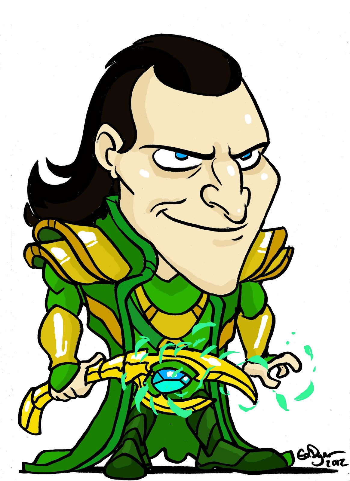 The Art of Ed Dyer.: Loki and Thor, the Avengers movie