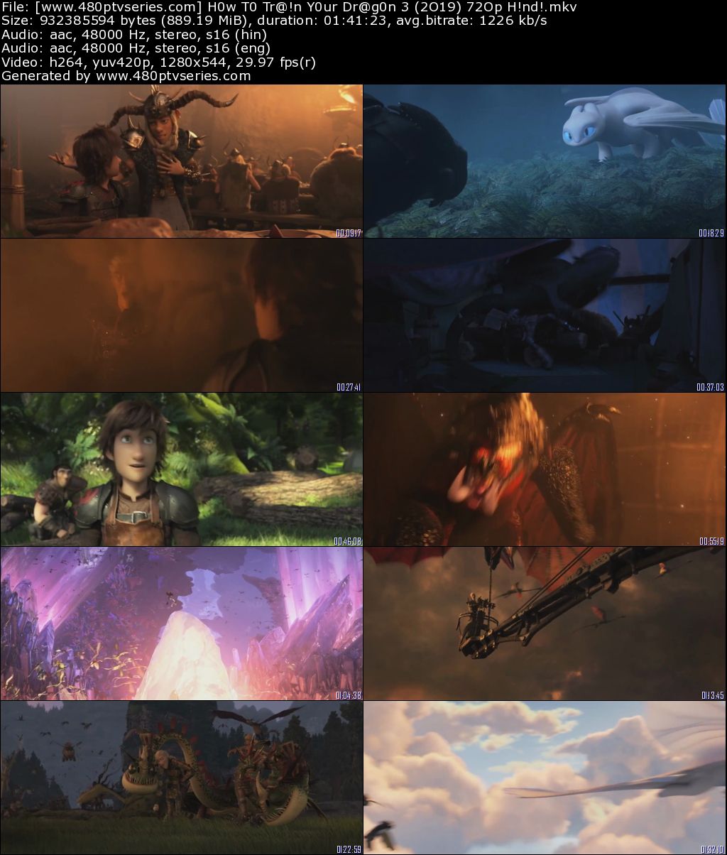 Download How to Train Your Dragon 3 The Hidden World (2019) 850MB Full Hindi Dual Audio Movie Download 720p HDRip Free Watch Online Full Movie Download Worldfree 9xmovies
