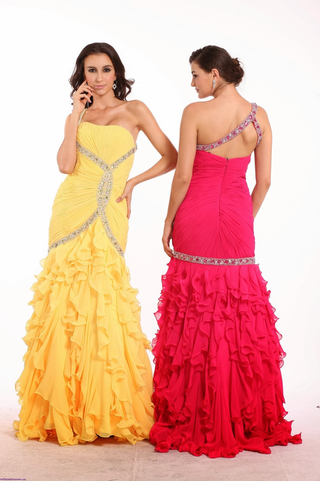 Blog for Dress Shopping: Luxury Ruffled Prom Dresses For The New Year'd ...