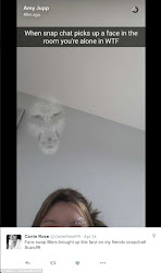 snapchat capture filters ghosts creepy face bethany harvey shares experience too
