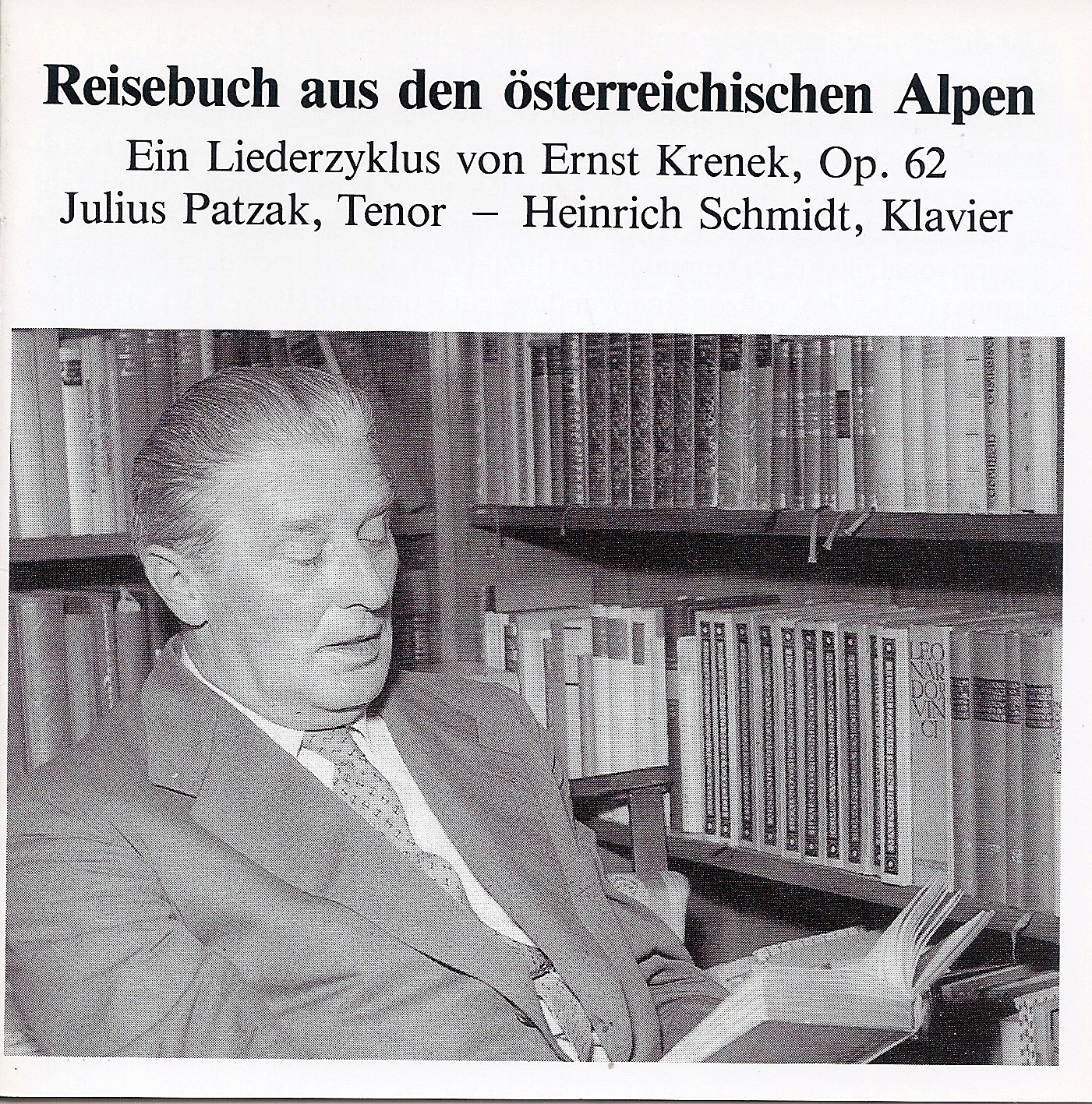 Kammermusikkammer Ernst Krenek Reisebuch aus den österreichischen Alpen