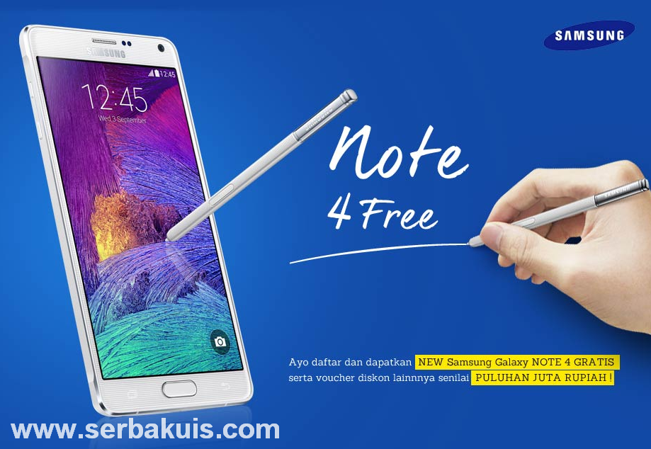 Promo Berhadiah SAMSUNG Galaxy Note 4