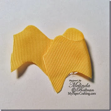 CraftyMelinda.com: Ric Rac Sunflower Ribbon Card