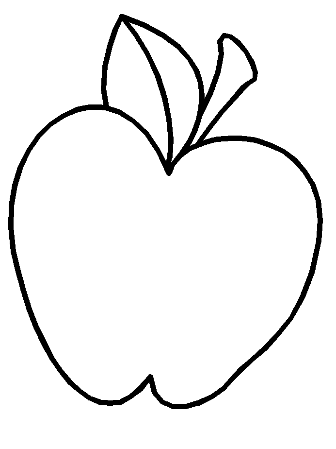 a apple coloring pages - photo #5