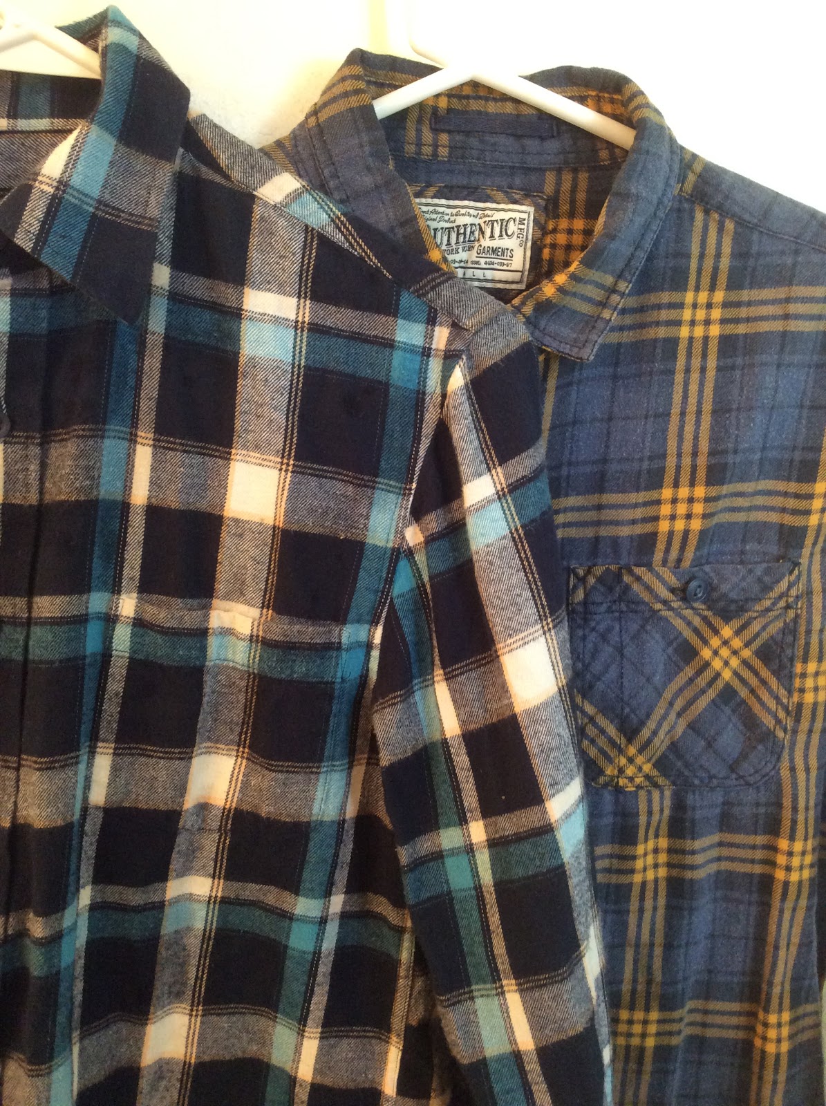 Fresh Vintage by Lisa S How to Upcycle Flannel Shirts with Bleach and