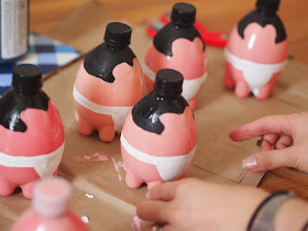 Paint your sumo wrestler bowling pins