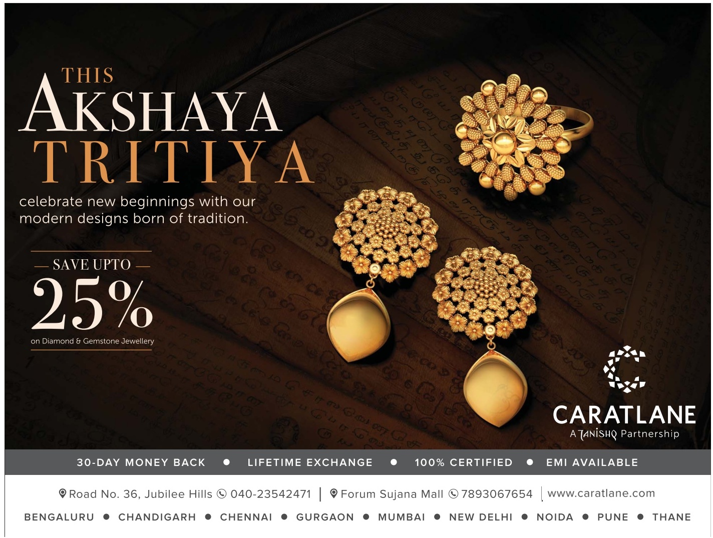 Akshaya Tritiya Gold and Jewellery Offers Hyderabad April /May 2017